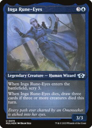 Inga Rune-Eyes - Etched<br /><span class="collector-number">Collector No. 75</span>