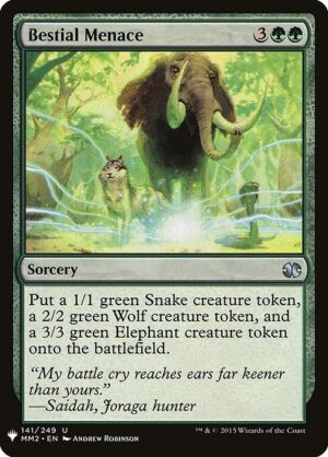 Bestial Menace<br /><span class="collector-number">Collector No. MM2-141</span>