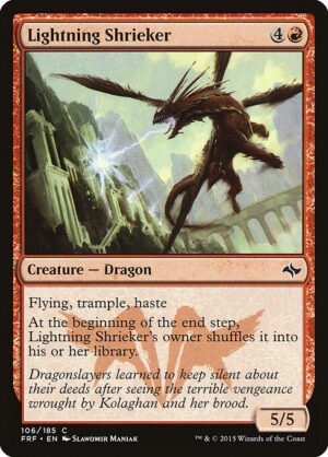 Lightning Shrieker<br /><span class="collector-number">Collector No. 106</span>