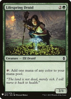 Lifespring Druid<br /><span class="collector-number">Collector No. BFZ-177</span>