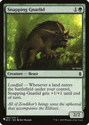 Snapping Gnarlid<br /><span class="collector-number">Collector No. BFZ-190</span>