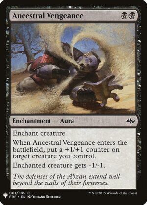 Ancestral Vengeance<br /><span class="collector-number">Collector No. FRF-61</span>