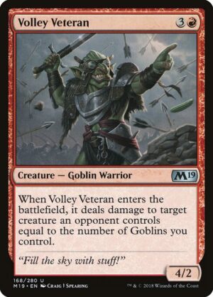Volley Veteran - Foil<br /><span class="collector-number">Collector No. 168</span>