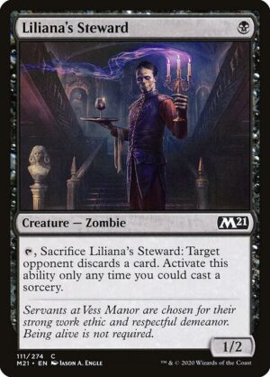 Liliana's Steward - Foil<br /><span class="collector-number">Collector No. 111</span>