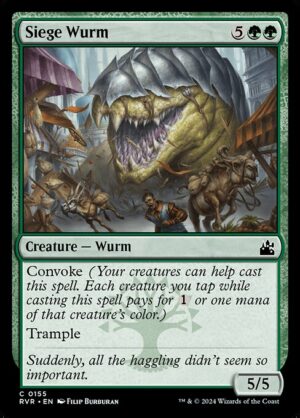 Siege Wurm<br /><span class="collector-number">Collector No. 155</span>
