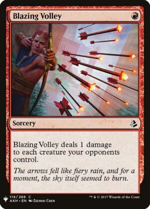 Blazing Volley<br /><span class="collector-number">Collector No. AKH-119</span>