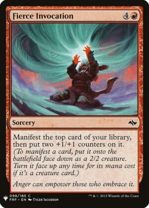 Fierce Invocation<br /><span class="collector-number">Collector No. FRF-98</span>
