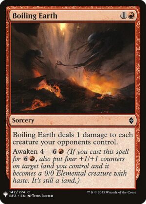 Boiling Earth<br /><span class="collector-number">Collector No. BFZ-142</span>