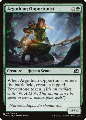 Argothian Opportunist<br /><span class="collector-number">Collector No. BRO-167</span>
