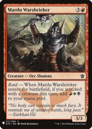 Mardu Warshrieker<br /><span class="collector-number">Collector No. KTK-117</span>