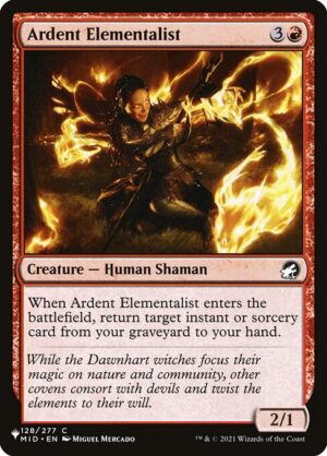 Ardent Elementalist<br /><span class="collector-number">Collector No. MID-128</span>