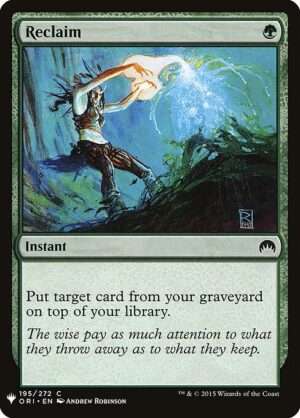 Reclaim<br /><span class="collector-number">Collector No. ORI-195</span>