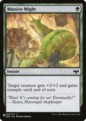 Massive Might<br /><span class="collector-number">Collector No. VOW-208</span>