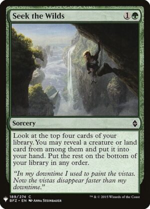 Seek the Wilds<br /><span class="collector-number">Collector No. BFZ-189</span>