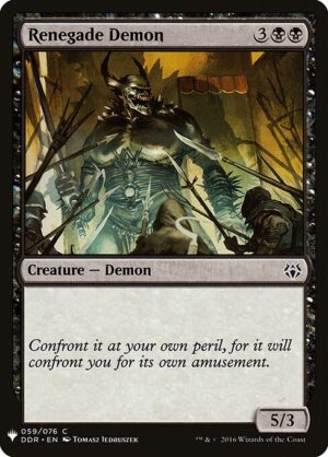 Renegade Demon<br /><span class="collector-number">Collector No. DDR-59</span>