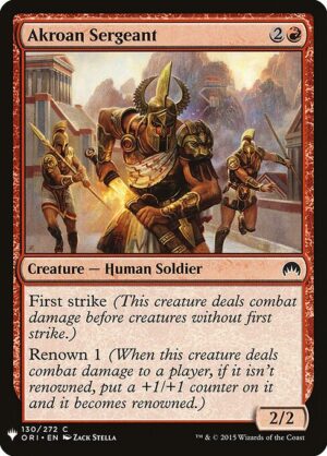 Akroan Sergeant<br /><span class="collector-number">Collector No. ORI-130</span>