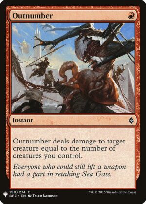 Outnumber<br /><span class="collector-number">Collector No. BFZ-150</span>