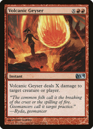 Volcanic Geyser<br /><span class="collector-number">Collector No. 160</span>