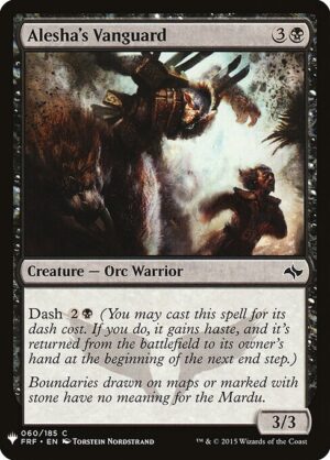 Alesha's Vanguard<br /><span class="collector-number">Collector No. FRF-60</span>