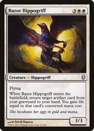 Razor Hippogriff<br /><span class="collector-number">Collector No. 19</span>