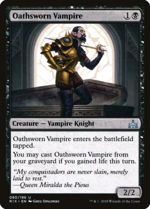 Oathsworn Vampire - Foil<br /><span class="collector-number">Collector No. 80</span>