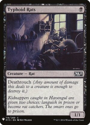 Typhoid Rats<br /><span class="collector-number">Collector No. M15-118</span>