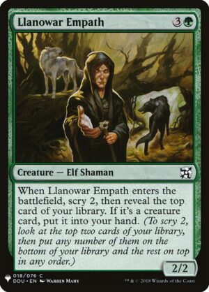 Llanowar Empath<br /><span class="collector-number">Collector No. DDU-18</span>