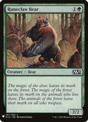 Runeclaw Bear<br /><span class="collector-number">Collector No. M15-197</span>