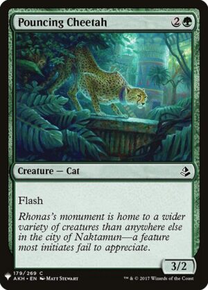 Pouncing Cheetah<br /><span class="collector-number">Collector No. AKH-179</span>