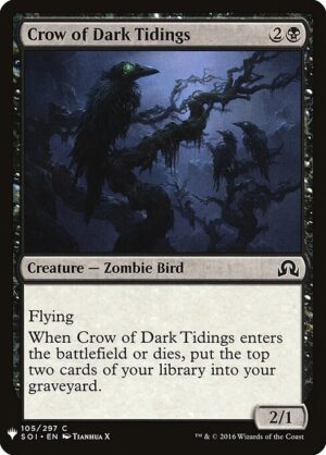Crow of Dark Tidings<br /><span class="collector-number">Collector No. SOI-105</span>