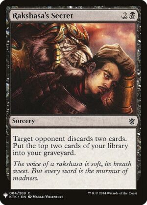 Rakshasa's Secret<br /><span class="collector-number">Collector No. KTK-84</span>