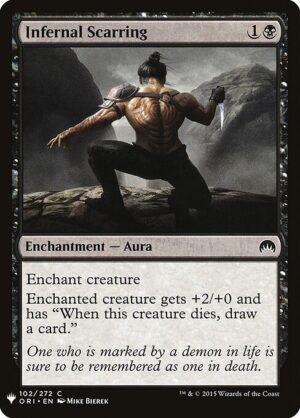 Infernal Scarring<br /><span class="collector-number">Collector No. ORI-102</span>