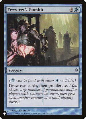 Tezzeret's Gambit<br /><span class="collector-number">Collector No. NPH-47</span>
