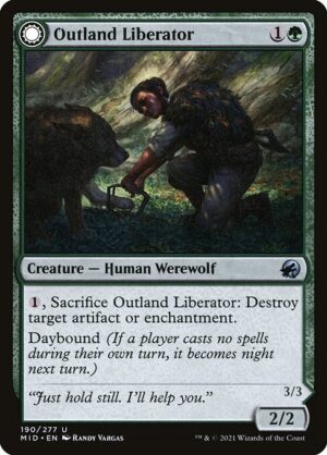 Outland Liberator // Frenzied Trapbreaker<br /><span class="collector-number">Collector No. 190</span>
