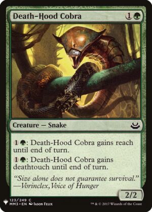 Death-Hood Cobra<br /><span class="collector-number">Collector No. MM3-123</span>