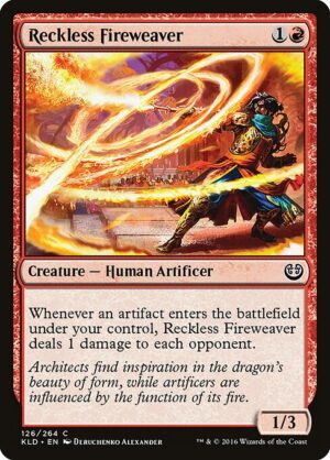 Reckless Fireweaver - Foil<br /><span class="collector-number">Collector No. 126</span>