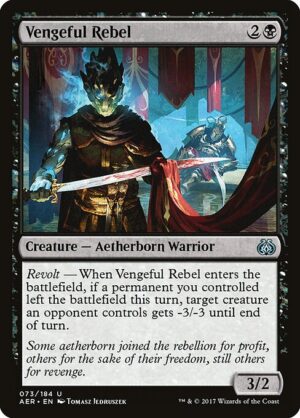 Vengeful Rebel<br /><span class="collector-number">Collector No. 73</span>