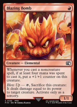Blazing Bomb<br /><span class="collector-number">Collector No. 130</span>