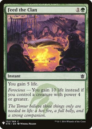 Feed the Clan<br /><span class="collector-number">Collector No. KTK-132</span>