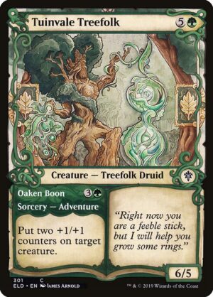 Tuinvale Treefolk // Oaken Boon - Foil<br /><span class="collector-number">Collector No. 301</span>