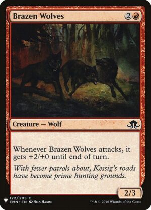 Brazen Wolves<br /><span class="collector-number">Collector No. EMN-122</span>