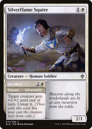 Silverflame Squire // On Alert - Foil<br /><span class="collector-number">Collector No. 31</span>