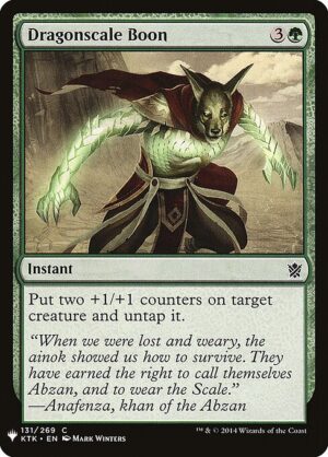 Dragonscale Boon<br /><span class="collector-number">Collector No. KTK-131</span>