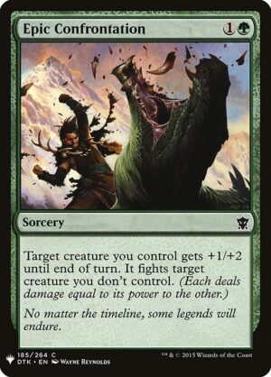 Epic Confrontation<br /><span class="collector-number">Collector No. DTK-185</span>