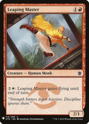 Leaping Master<br /><span class="collector-number">Collector No. KTK-114</span>