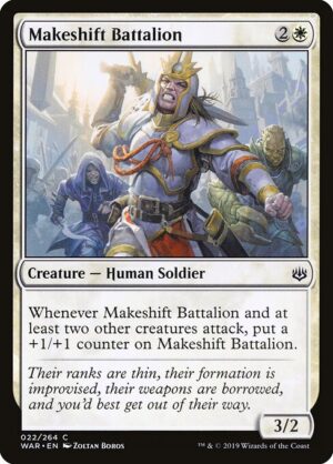Makeshift Battalion - Foil<br /><span class="collector-number">Collector No. 22</span>