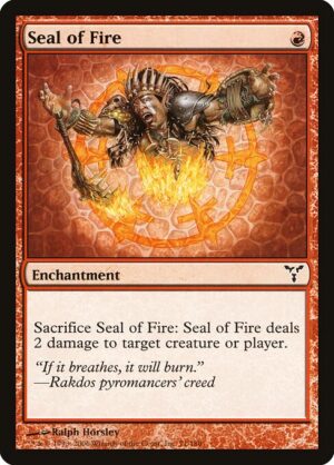 Seal of Fire<br /><span class="collector-number">Collector No. 71</span>