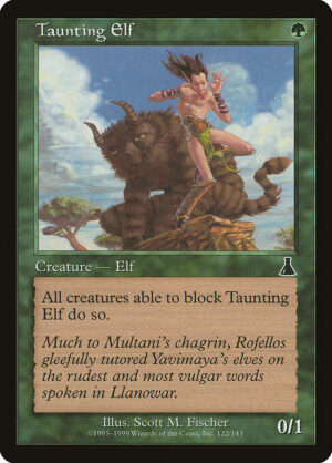 Taunting Elf<br /><span class="collector-number">Collector No. 122</span>