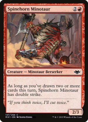 Spinehorn Minotaur<br /><span class="collector-number">Collector No. 147</span>