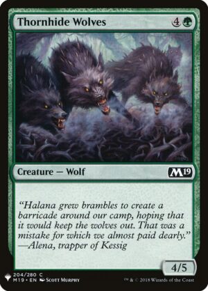 Thornhide Wolves<br /><span class="collector-number">Collector No. M19-204</span>